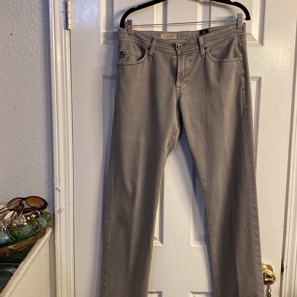 AG Adriano Goldschmied Graduate Grey Stretch Jeans 30x34 - Picture 2 of 9